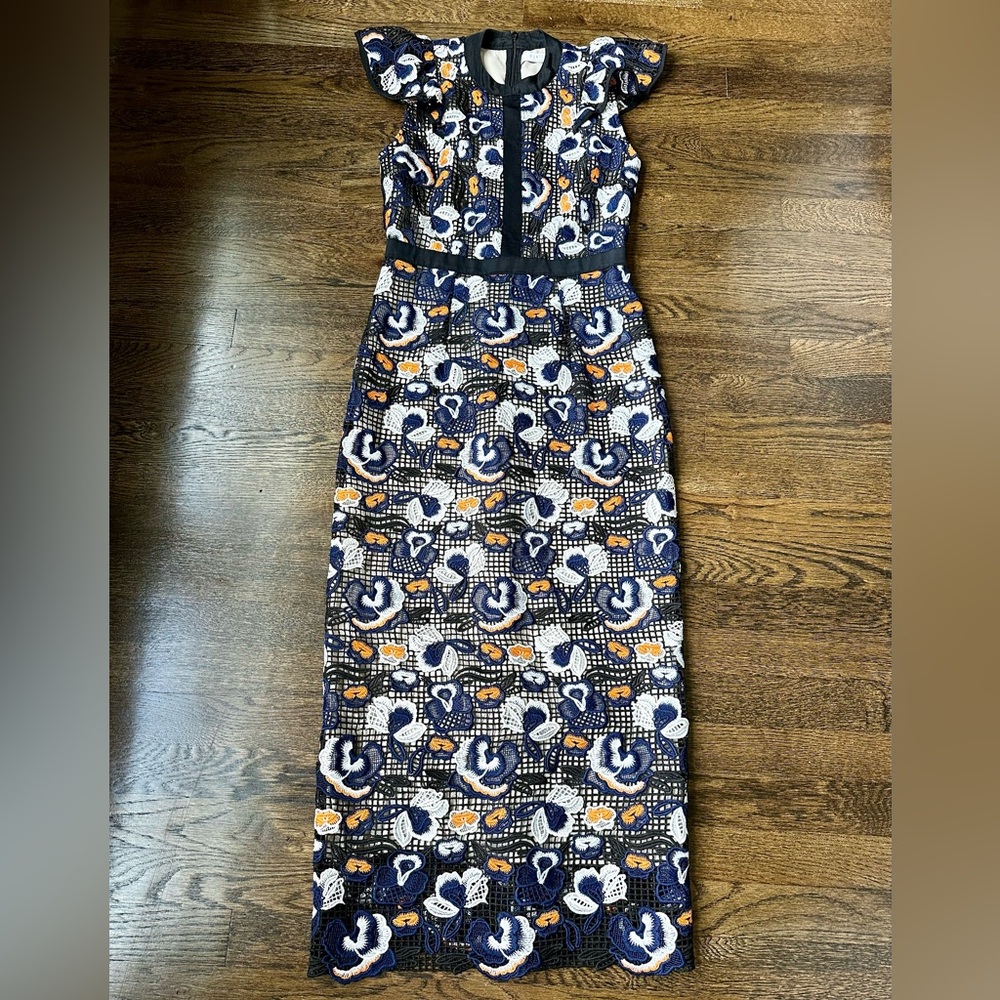 Long, column Hunter Bell dress